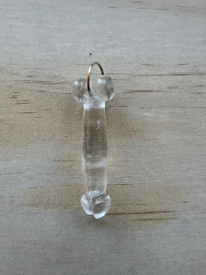 Quartz Fascinus Charm