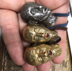 *Speak No Evil Head Pendant*